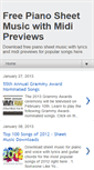 Mobile Screenshot of free-piano-sheet-music.blogspot.com