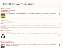Tablet Screenshot of elccarignanhistoiredelart3emeannee.blogspot.com