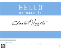 Tablet Screenshot of hellomynameischantel.blogspot.com