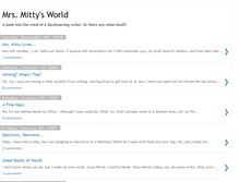Tablet Screenshot of mrsmittysworld.blogspot.com
