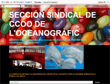 Tablet Screenshot of cocosoceanografic.blogspot.com