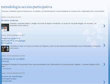 Tablet Screenshot of metodologia-accion-participativa.blogspot.com