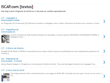 Tablet Screenshot of iscapcomtextos.blogspot.com