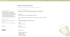 Desktop Screenshot of holyweekretreat.blogspot.com