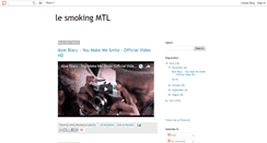 Desktop Screenshot of lesmokingmtl.blogspot.com