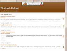 Tablet Screenshot of bluetoothhelmet.blogspot.com