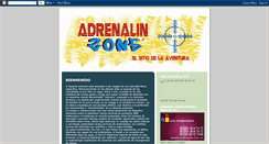 Desktop Screenshot of adrenalinzonedf.blogspot.com