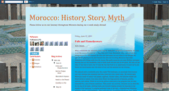 Desktop Screenshot of moroccohistorystorymyth.blogspot.com