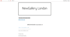 Desktop Screenshot of newgallery-london.blogspot.com