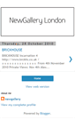 Mobile Screenshot of newgallery-london.blogspot.com