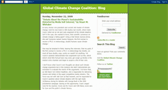 Desktop Screenshot of globalclimatechangecoalitionblog.blogspot.com