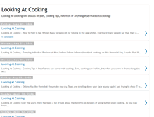 Tablet Screenshot of lookingatcooking.blogspot.com