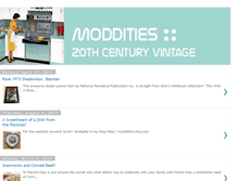 Tablet Screenshot of moddities20thcenturyvintage.blogspot.com