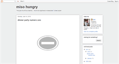 Desktop Screenshot of misohungry.blogspot.com