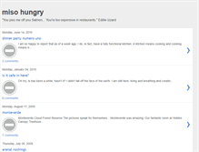 Tablet Screenshot of misohungry.blogspot.com