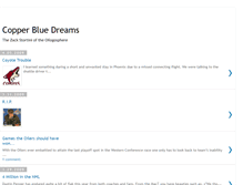 Tablet Screenshot of copperbluedreams.blogspot.com