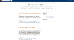 Desktop Screenshot of educacaovisual.blogspot.com