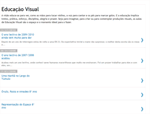 Tablet Screenshot of educacaovisual.blogspot.com