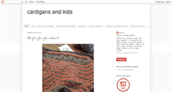 Desktop Screenshot of cardigans-and-kids.blogspot.com