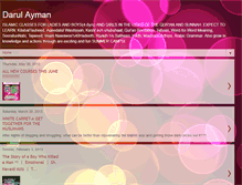 Tablet Screenshot of darulayman.blogspot.com