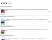 Tablet Screenshot of carolynn-smallwonders.blogspot.com