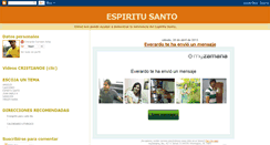 Desktop Screenshot of hablemosespiritusanto.blogspot.com