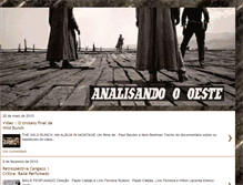 Tablet Screenshot of analisando-o-oeste.blogspot.com