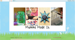 Desktop Screenshot of mummamadeit.blogspot.com