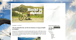 Desktop Screenshot of bicikljezakon.blogspot.com