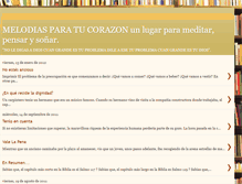 Tablet Screenshot of melodiasparatucorazon.blogspot.com