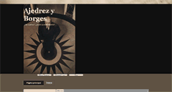 Desktop Screenshot of ajedrezyborges.blogspot.com