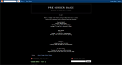 Desktop Screenshot of cpt-preorderbags.blogspot.com