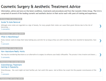 Tablet Screenshot of cosmeticclinics.blogspot.com