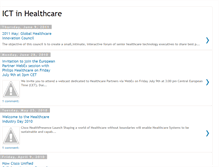 Tablet Screenshot of ictinhealthcare.blogspot.com