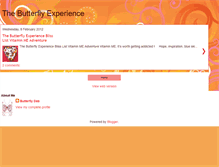 Tablet Screenshot of butterflyexperiencedeb.blogspot.com
