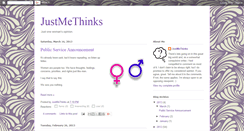Desktop Screenshot of just-methinks.blogspot.com