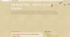 Desktop Screenshot of cherryinla.blogspot.com