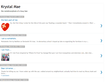 Tablet Screenshot of krystalmae.blogspot.com
