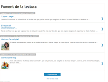 Tablet Screenshot of fomentdelalectura.blogspot.com