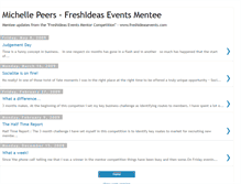 Tablet Screenshot of michellefreshideasevents.blogspot.com