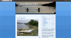 Desktop Screenshot of korsvikfjordenkkk.blogspot.com