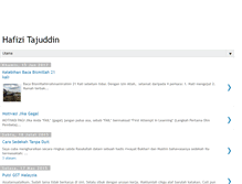 Tablet Screenshot of hafizitajuddin.blogspot.com