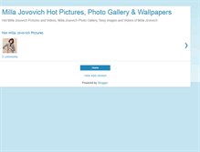 Tablet Screenshot of hotmillajovovichpics.blogspot.com
