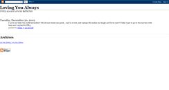 Desktop Screenshot of lovingyoualways.blogspot.com