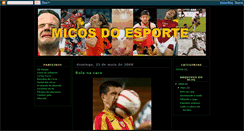 Desktop Screenshot of micosdoesporte.blogspot.com