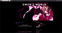 Desktop Screenshot of gwenlxy.blogspot.com