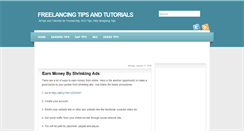 Desktop Screenshot of freelancing-tips-tutorials.blogspot.com