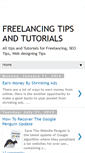 Mobile Screenshot of freelancing-tips-tutorials.blogspot.com