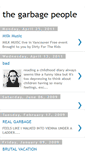 Mobile Screenshot of garbagepeople.blogspot.com