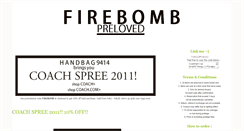 Desktop Screenshot of firebombpreloved.blogspot.com